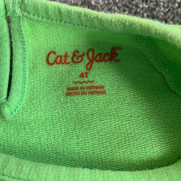 St Patrick’s Top 4T Girl Happy Go Lucky Clover - Picture 2 of 3